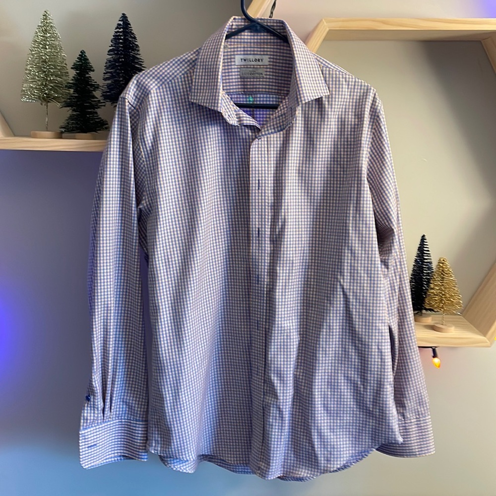 Twillory Tailored Fit Dress Shirt 16.5 34/35